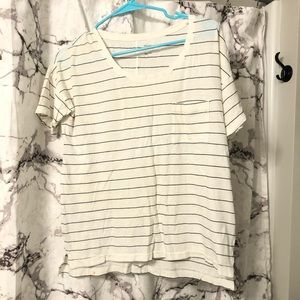 short sleeve striped tee
